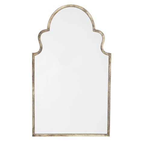 Moroccan Mirror Silver Finished Frame Moorish Style Wisteria