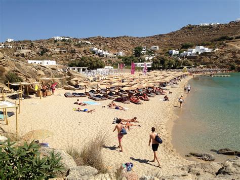 Super Paradise Beach Mykonos Greece
