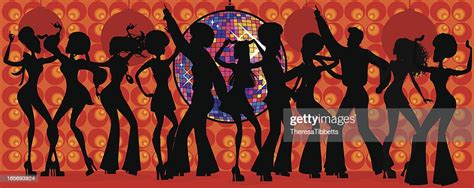 Seventies Disco Silhouette High Res Vector Graphic Getty Images