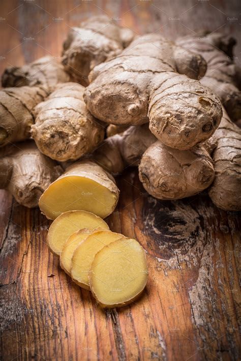 Ginger Root Featuring Ginger Root And Fresh Food Images Creative