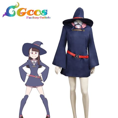 Cgcos Cosplay Costume Little Witch Academia Atsuko Kagari Dress Anime