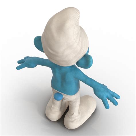 Smurf Realistic 3d Model