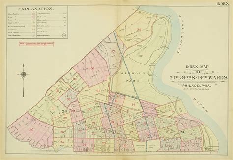 Atlas Of The 24th 34th And 44th Wards Of The City Of Philadelphia 1911