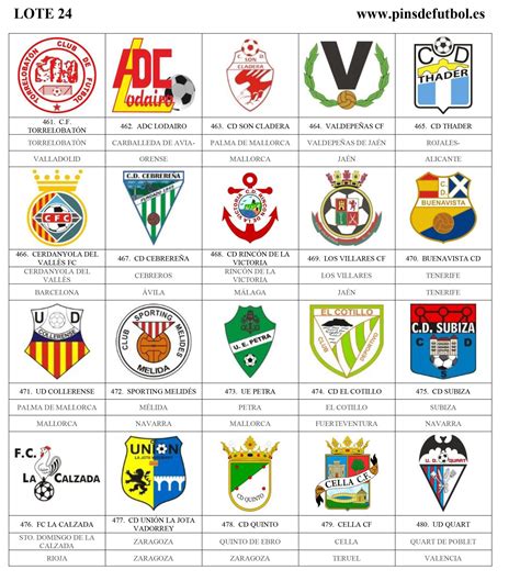 Lotes Pins Fútbol Pins De Escudosinsiginas De Equipos De Fútbol