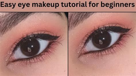 Easy Eye Makeup Tutorial For Beginners Shimmery Eye Makeup Tutorial