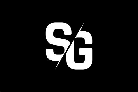 Monogram Sg Logo Design Gr Fico Por Greenlines Studios Creative Fabrica
