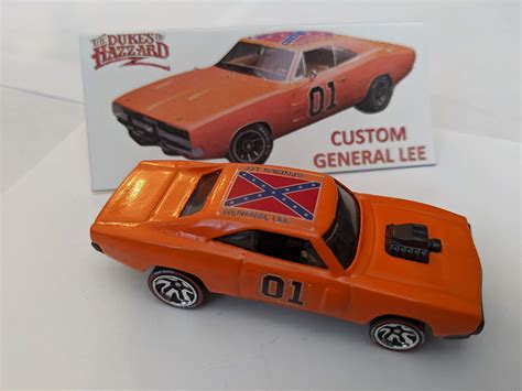 Buy Custom Diecast Toy Car 164 Scale Dukes Of Hazzard General Lee 1970