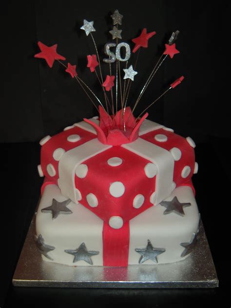 Sending funny birthday wishes to your dear ones is one of the most effective ways to bring a smile to their happy 50th birthday and best wishes to you! Eileen Atkinson's Celebration Cakes: 50th stacked present ...