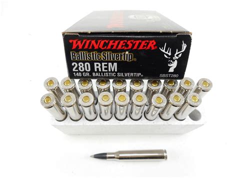 Winchester Supreme Ballistic Silvertip 280 Rem Ammo Switzers Auction