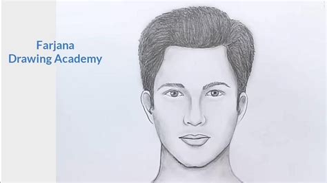 How To Draw Face For Beginners Easy Way To Draw A Man Face