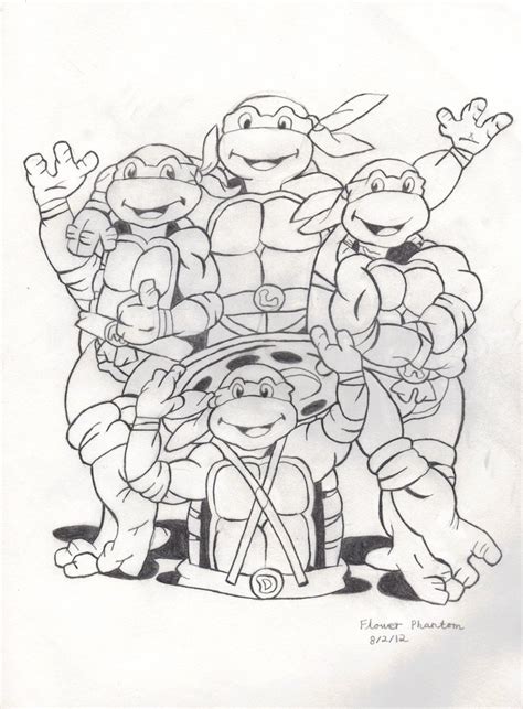 Leonardo Ninja Turtle Drawing At Getdrawings Free Download