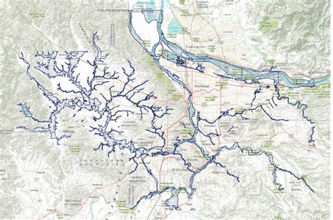 Fema 100 Year Flood Plains Portland Metro Region Oregon Data Basin