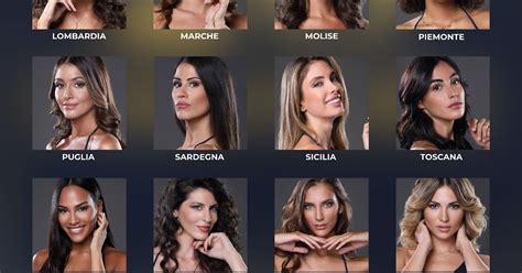 Miss Universe Italy 2022 Meet The Contestants