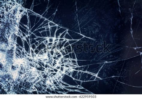 Black Cracked Screen Background Texture Stock Photo Edit Now 622959503