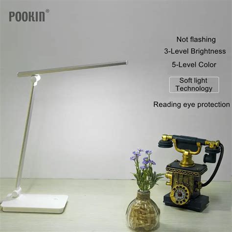 Led Multifunctional Foldable Desk Lamp Eye Protected Long Life Dimmable