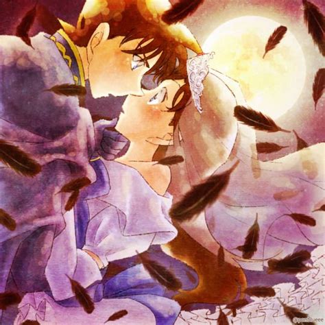 Shinichi And Ran Scene Couple Anime Love Couple Couple Cartoon