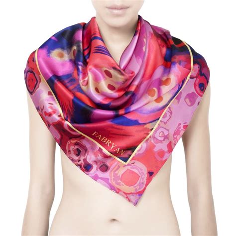 Foxglove Silk Scarf Fabryan Luxury Womenswear And Accessories Womens Scarves Silk Scarf Style