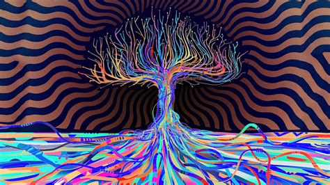 Psychedelic Hd Wallpapers Trees Inner Truth
