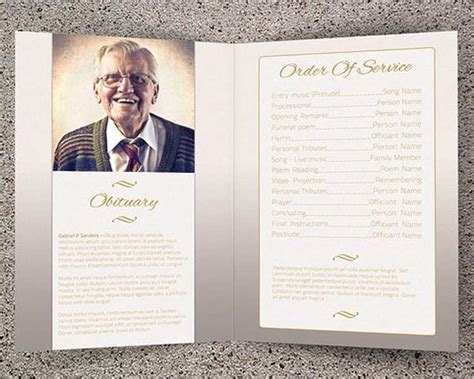 Funeral programs help you honor your loved one's memory, as well as give pertinent information about the service. 57+ Funeral Program Templates Free Word, PDF, PSD, Doc Samples