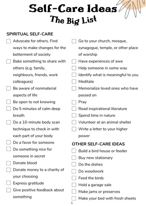 Mental Health Self Care Worksheets Pdf Kind Worksheets Hot Sex Picture