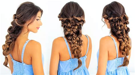Start by sectioning off 3 pieces of hair from the back of your crown. How to: Mermaid Braid Hair Tutorial | Luxy Hair - YouTube