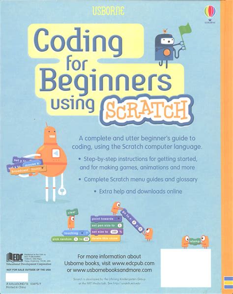 Coding For Beginners Using Scratch Usborne 9780794536879