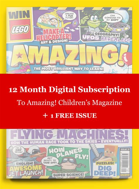 12 Month Digital Subscription To Amazing Childrens Magazine