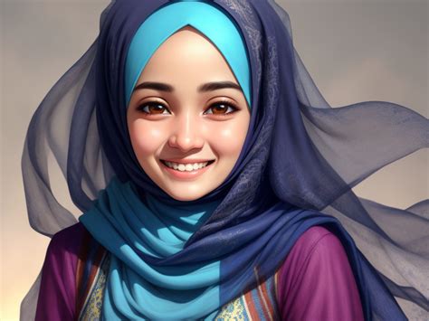 Generador De Arte Ai A Partir De Texto Hijab Ultra Realistic Image