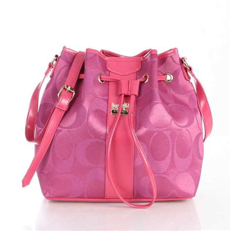 Coach Signature Pink Bag Pink Shoulder Bags Fashion Bags Coach Handbags