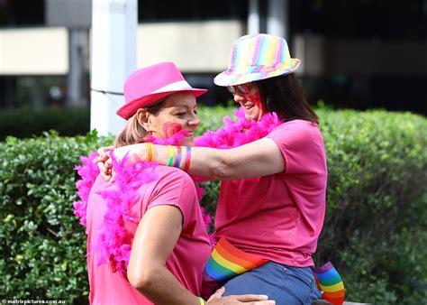 Thousands Of Revellers Show Off Their Bright Coloured Costumes As Mardi Gras Begins In Sydney