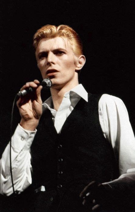 Heres David Bowie As The Mid 70s Thin White Duke Has A Waistcoat