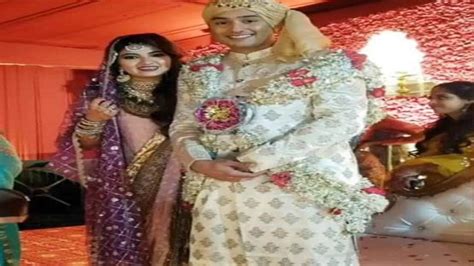 Sania Mirzas Sister Anam Gets Married To Azharuddins Son Asad सानिया