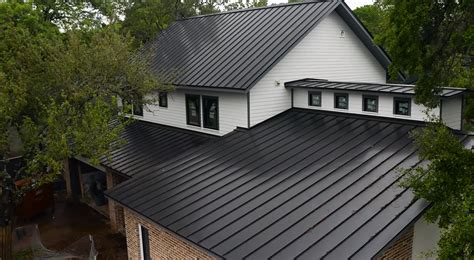 Matte Black Metal Roofing Pros Cons And Project Photos Sheffield Metals