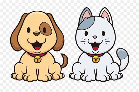 Cat And Dog Cartoon In 2020 Cute Dog Cartoon Cat And Dog Drawing