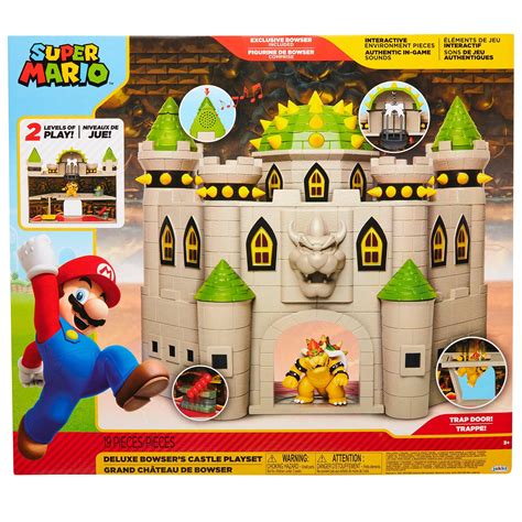 Jakks Pacific Super Mario Bros Deluxe Bowsers Castle Playset