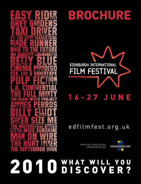 Edinburgh International Film Festival Programme By Festivals Edinburgh