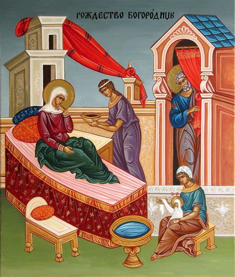 Nativity Of The Theotokos Mario Milev Orthodox Icons Angel