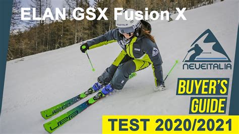 Elan Gsx Neveitalia Ski Test 20202021 Youtube