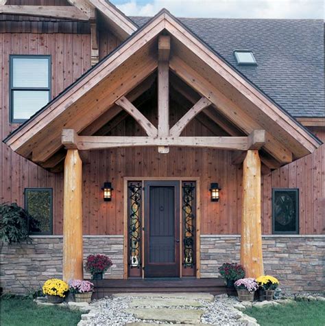 5 Welcoming Timber Frame Entrances