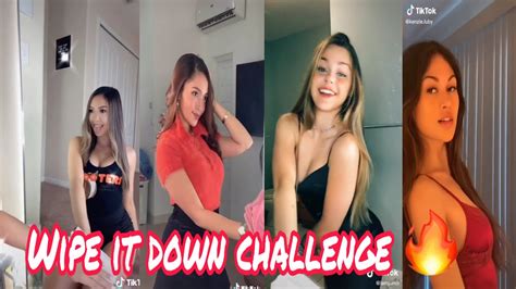 Wipe It Down Challenge Tiktok Compilation 😍 Youtube