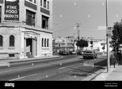 Los Angeles Street 1980s Black And White Stock Photos And Images Alamy