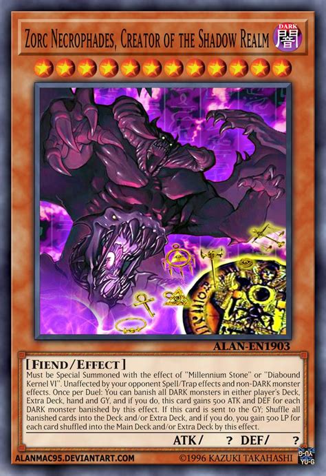 Zorc Necrophades Creator Of The Shadow Realm By Alanmac95 Custom
