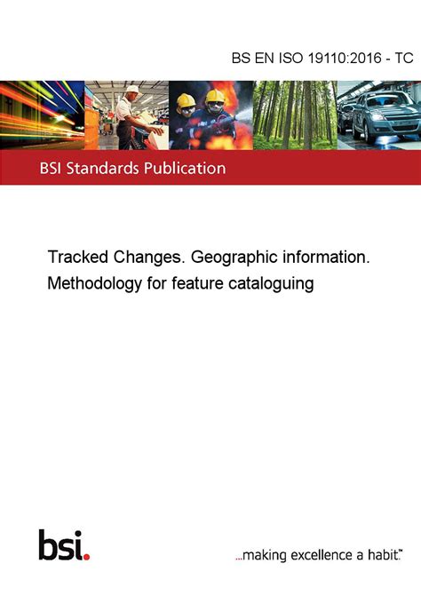 Bs En Iso 191102016 Tc Tracked Changes Geographic Information