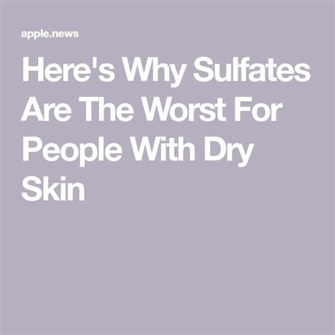 The One Ingredient You Need To Avoid If You Have Dry Skin — One Good