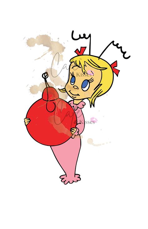 Cindy Lou Who Svg Layered Svg Instant Download Christmas Etsy Uk