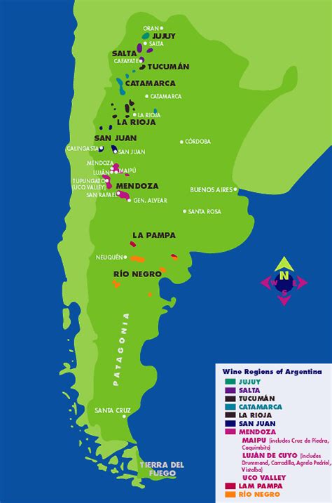 With interactive argentina map, view regional highways maps, road situations, transportation on argentina map, you can view all states, regions, cities, towns, districts, avenues, streets and popular. map of Argentina's wine regions