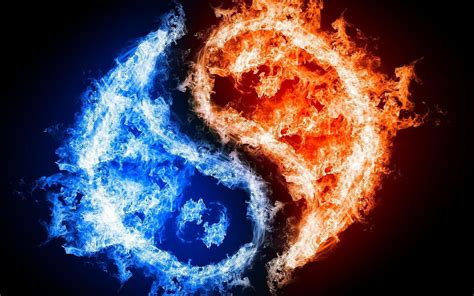 Fire Vs Ice Wallpapers Wallpaper Cave