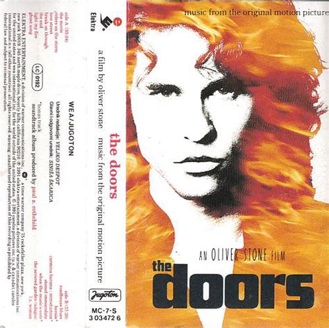 The Doors Music From The Original Motion Picture By The Doors 1991 Tape Jugoton Cdandlp