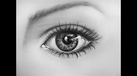 How To Draw An Eye Time Lapse Learn To Draw A Realistic Eye With Pencil Youtube
