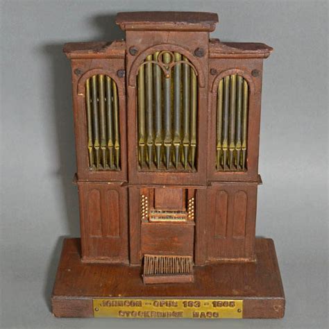 Model Musical Instrument Johnson Opus 183 Pipe Organ Miniature